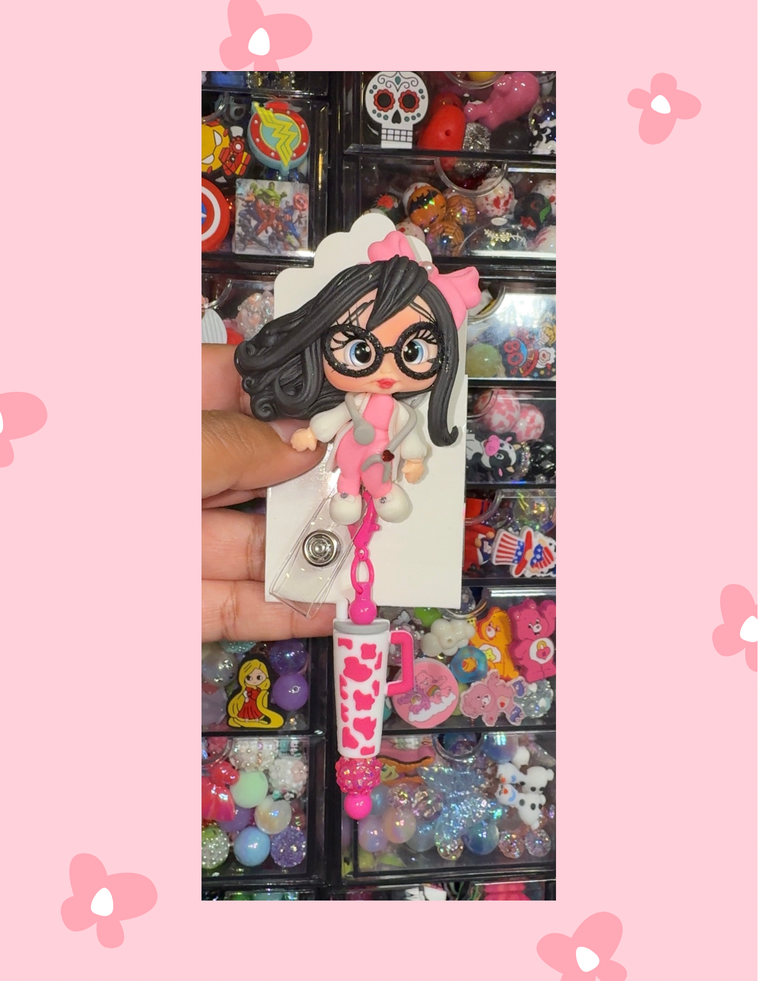 Z- Badge Babe: Pink Girlie