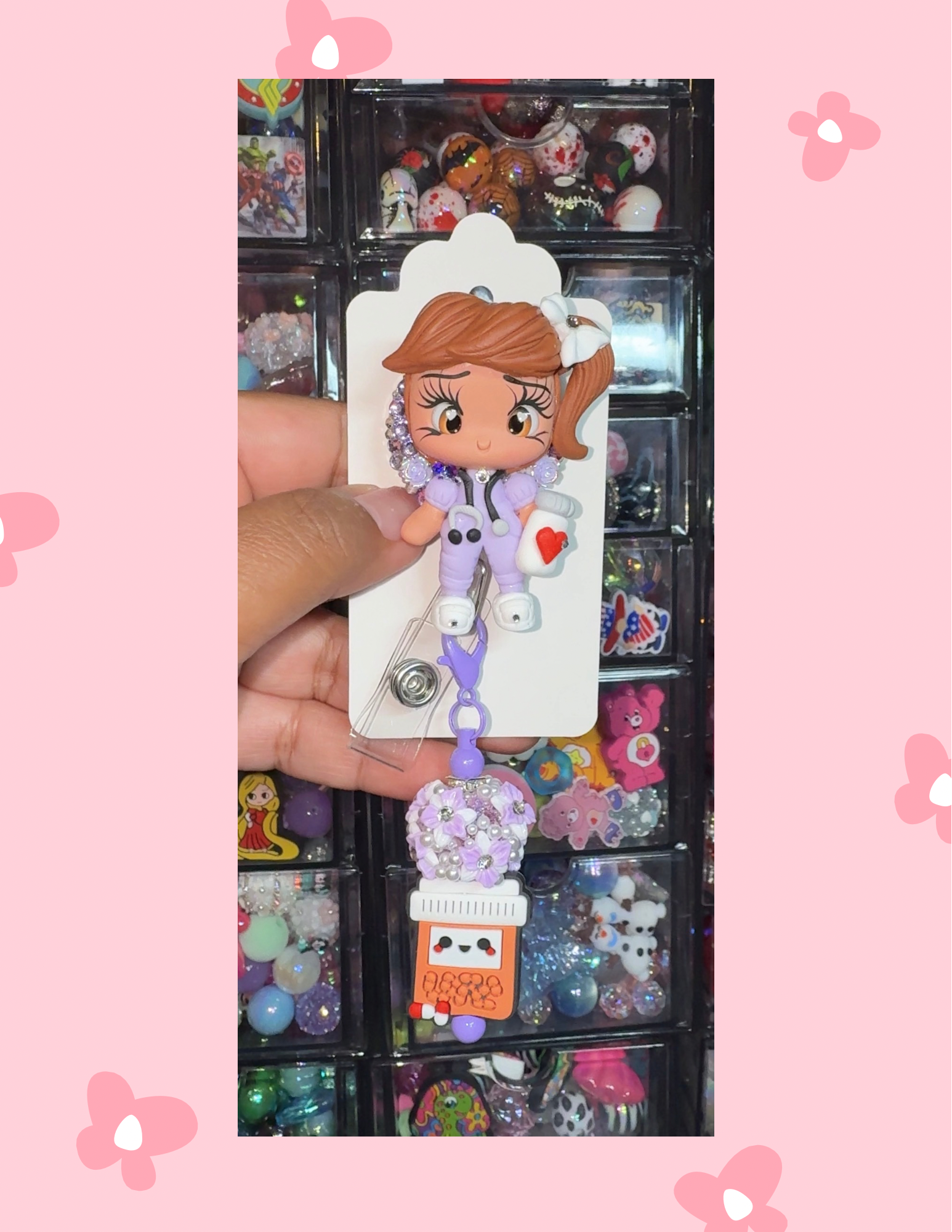 AB- Badge Babe: Lav Scrubs