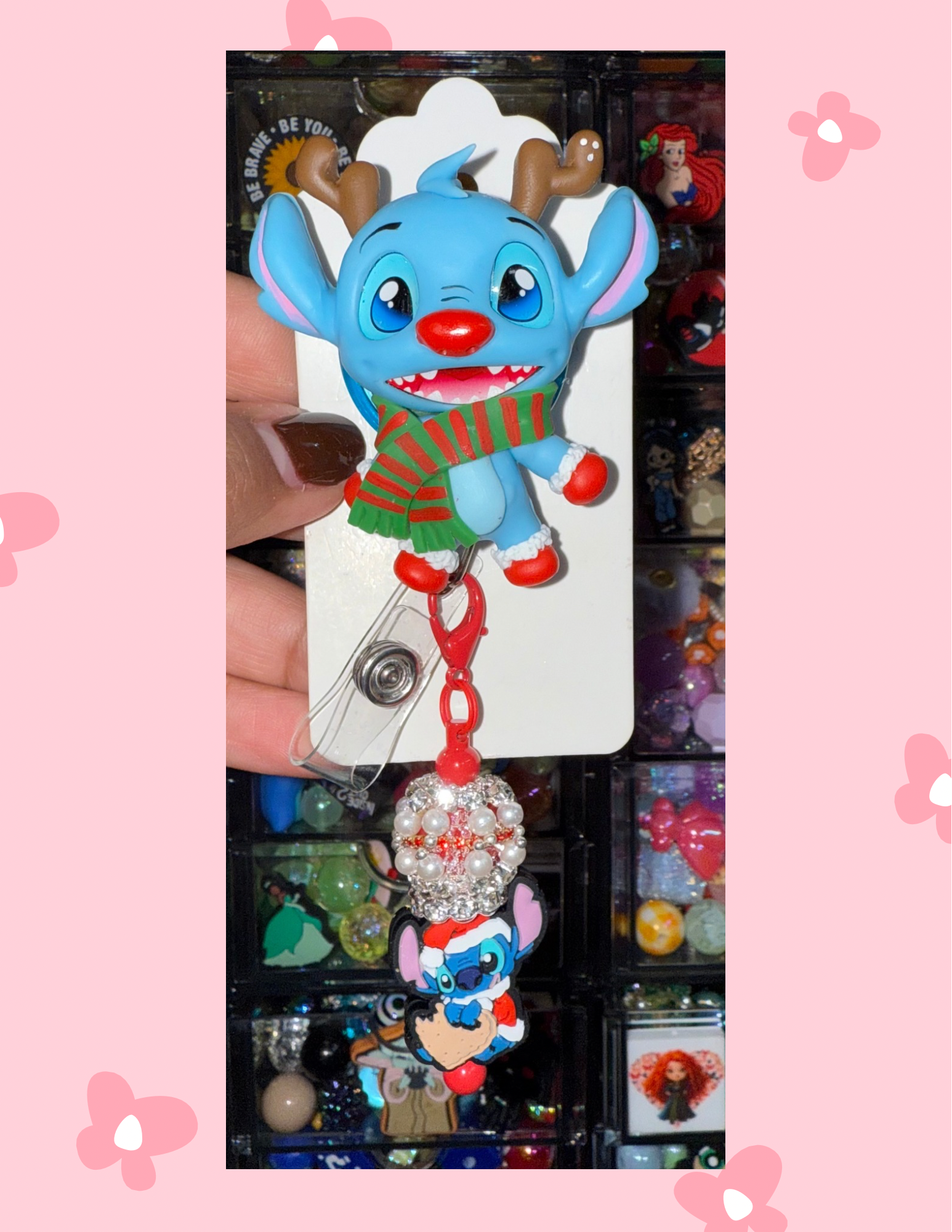 D- Badge Babe: Reindeer Stitch