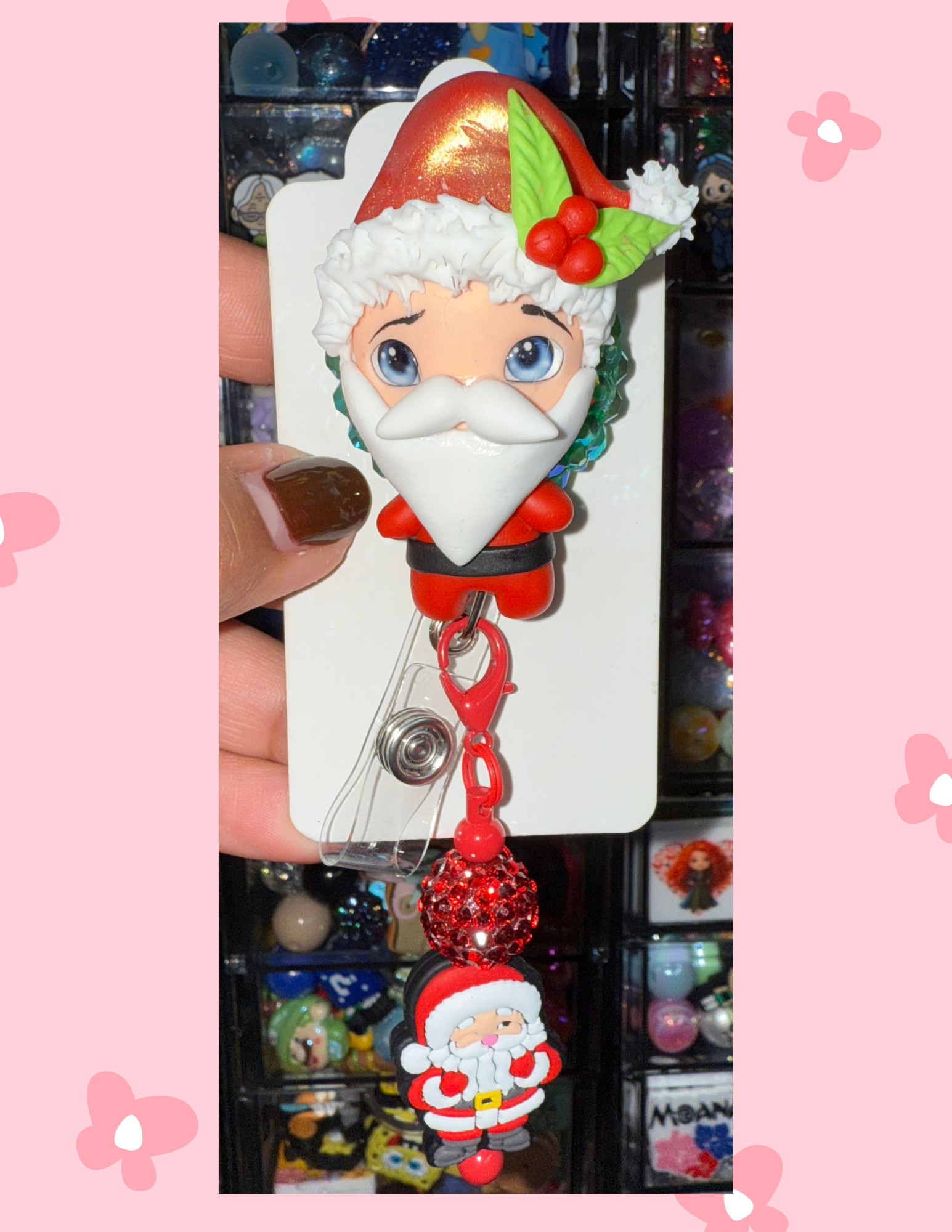 D- Badge Babe: Santa Claus