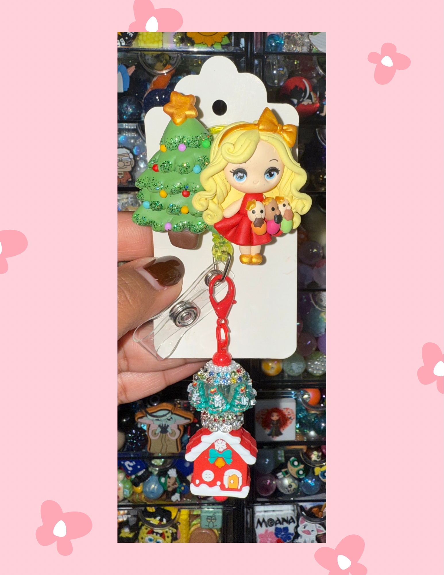 D- Badge Babe: Jolly & Bright