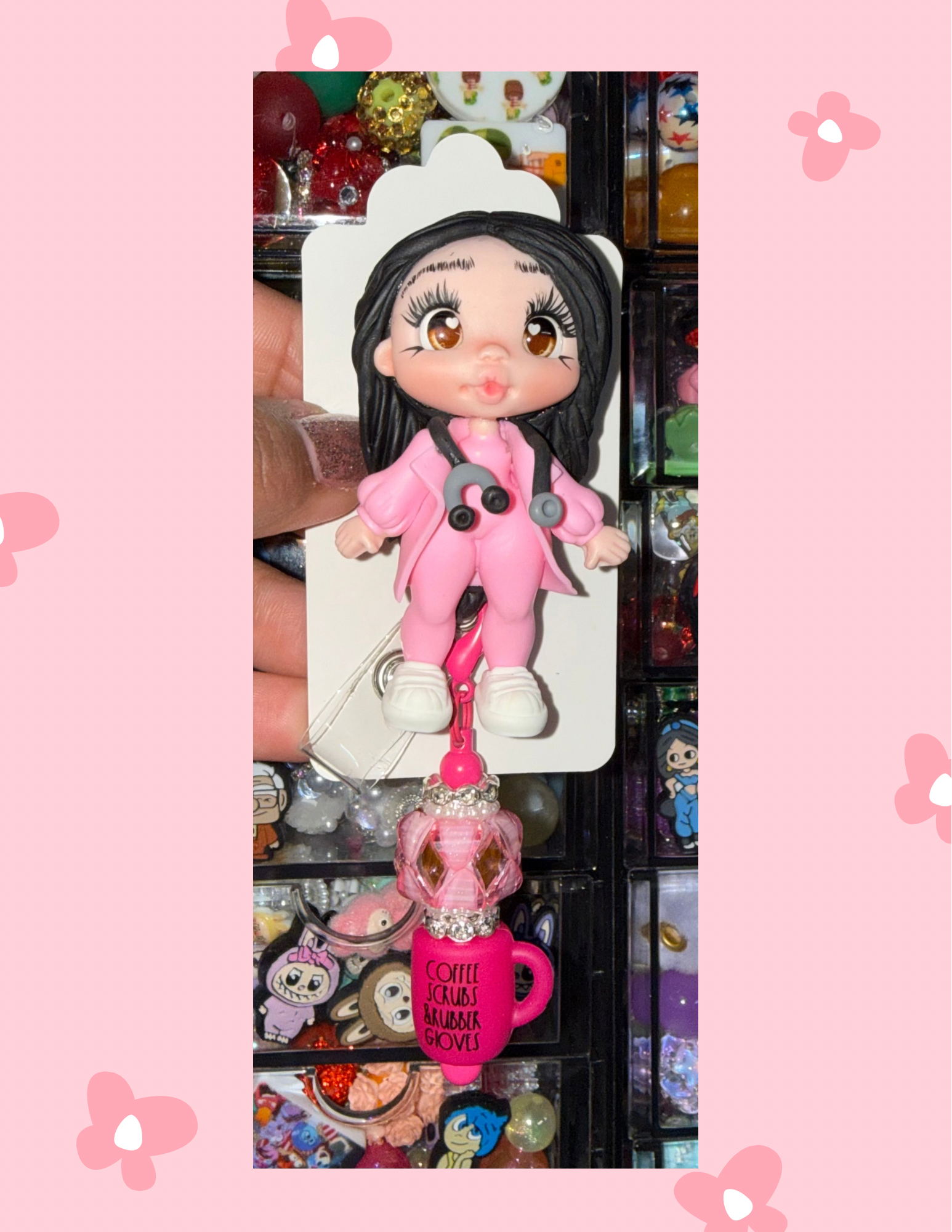 Z- Badge Babe: Pink Bella