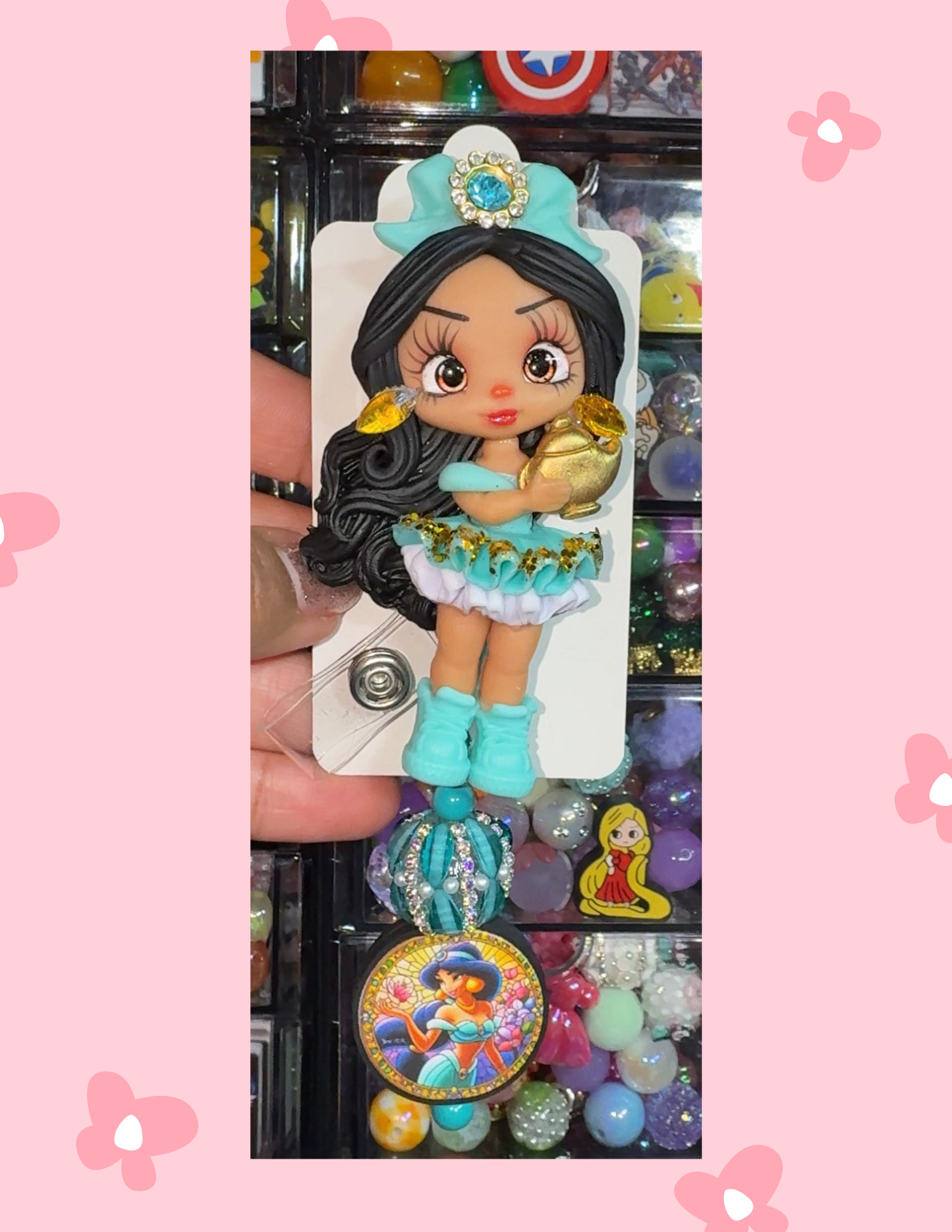 Z- Badge Babe: Royal Sky Jasmine