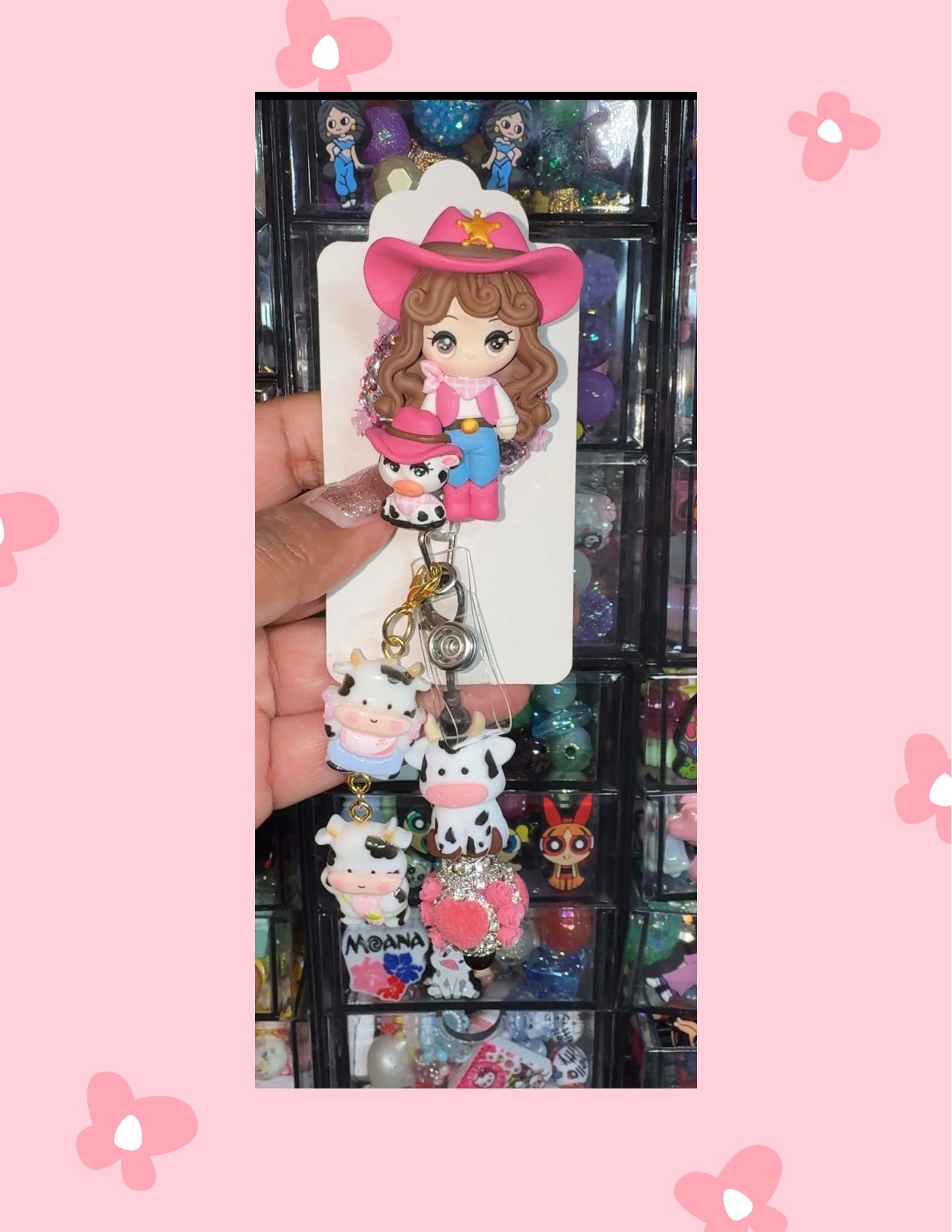 z- Badge Babe- Pink Rodeo