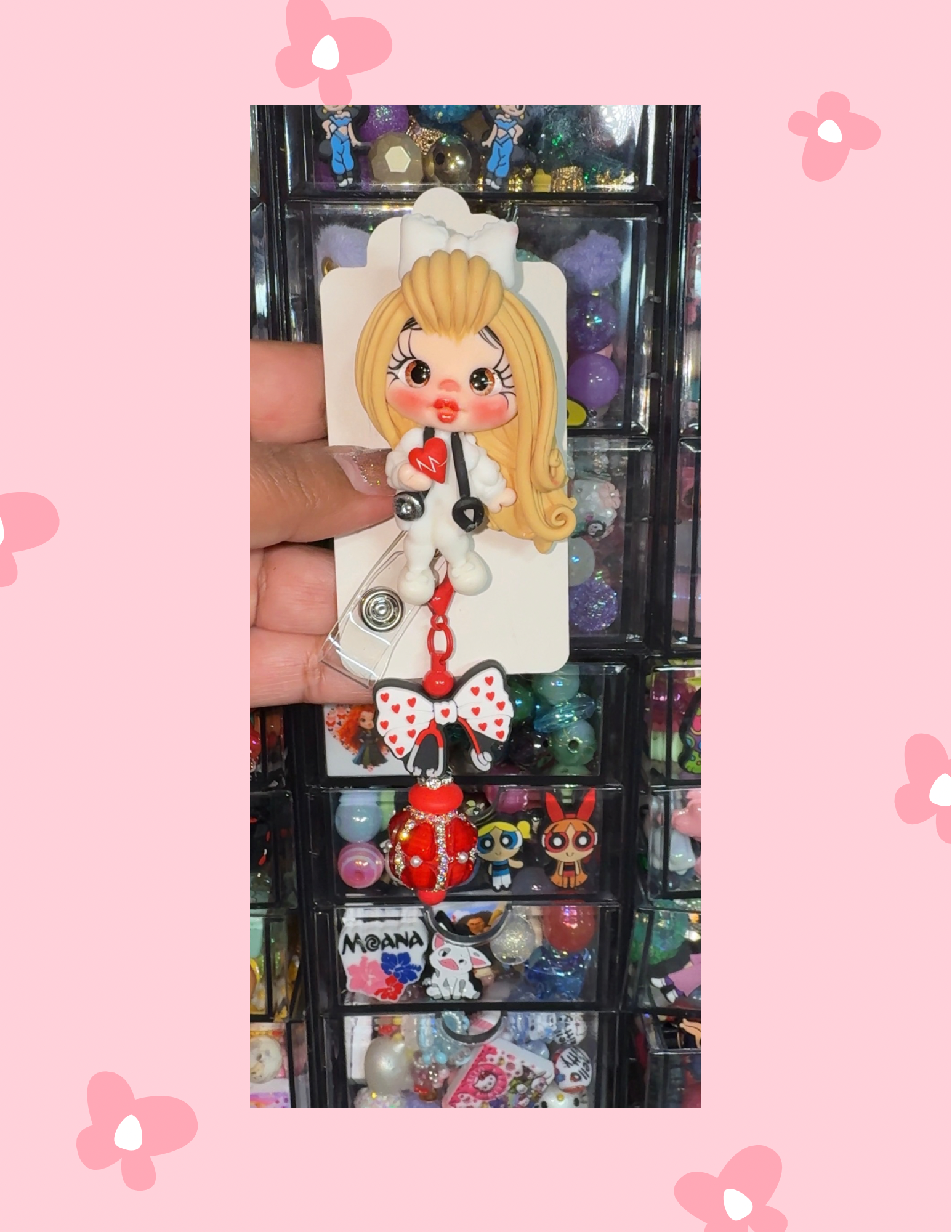 Z- Badge Babe: Sweetheart scrubs