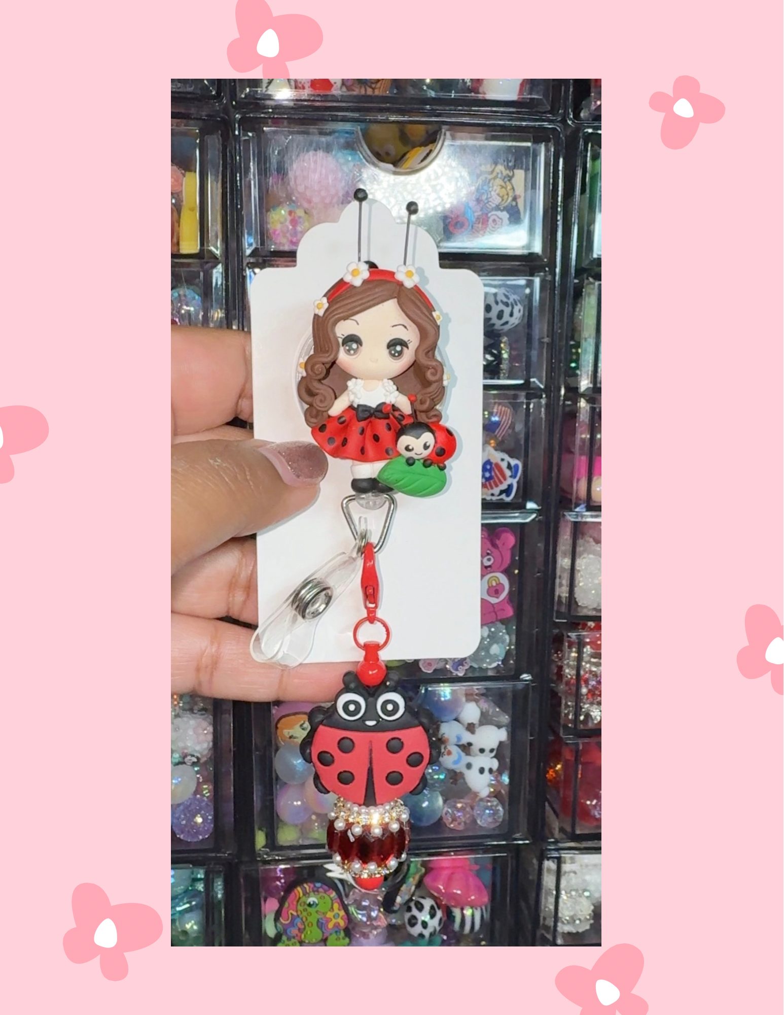 Z- Badge Babe: Cute Ladybug