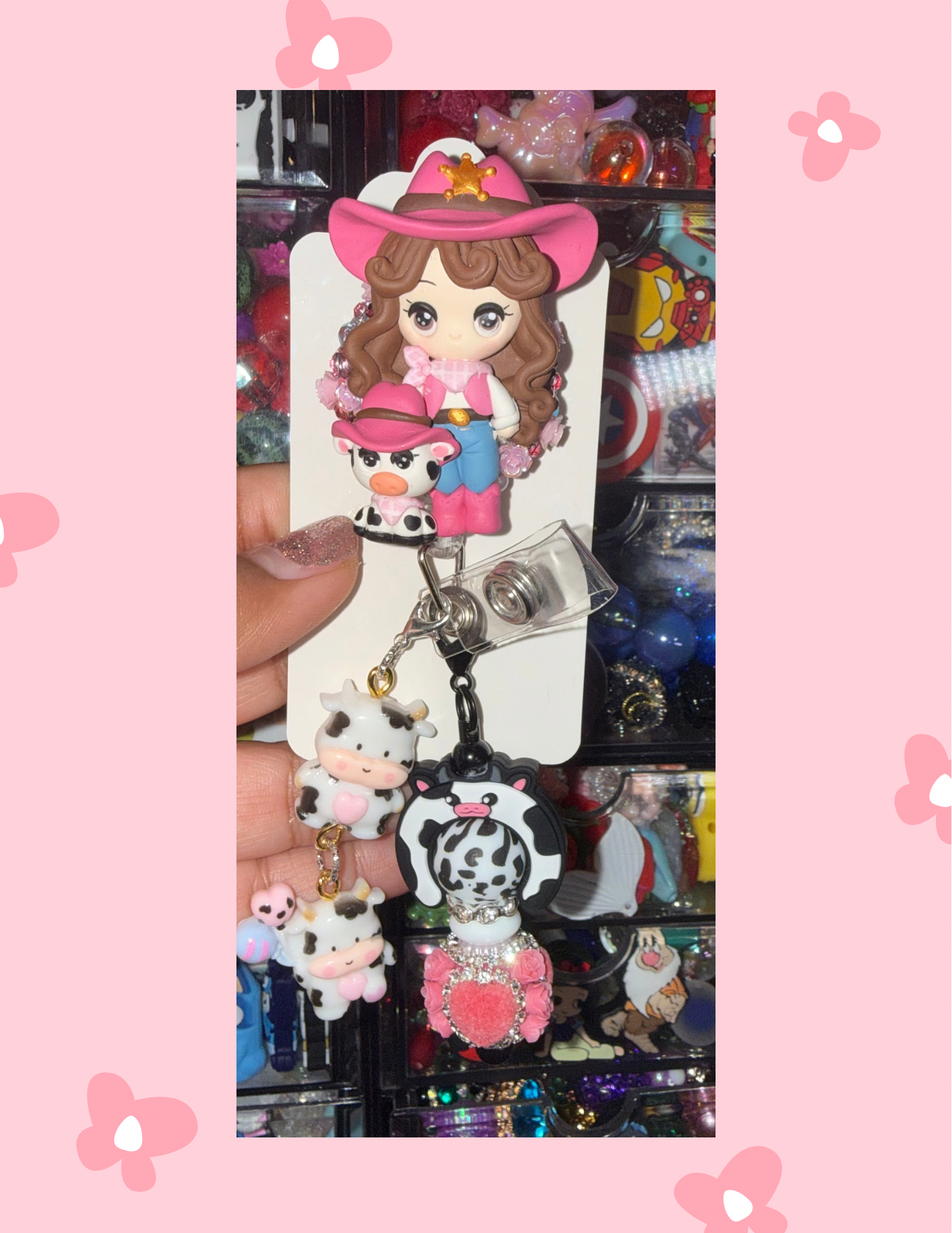 z- Badge Babe- Pink Rodeo