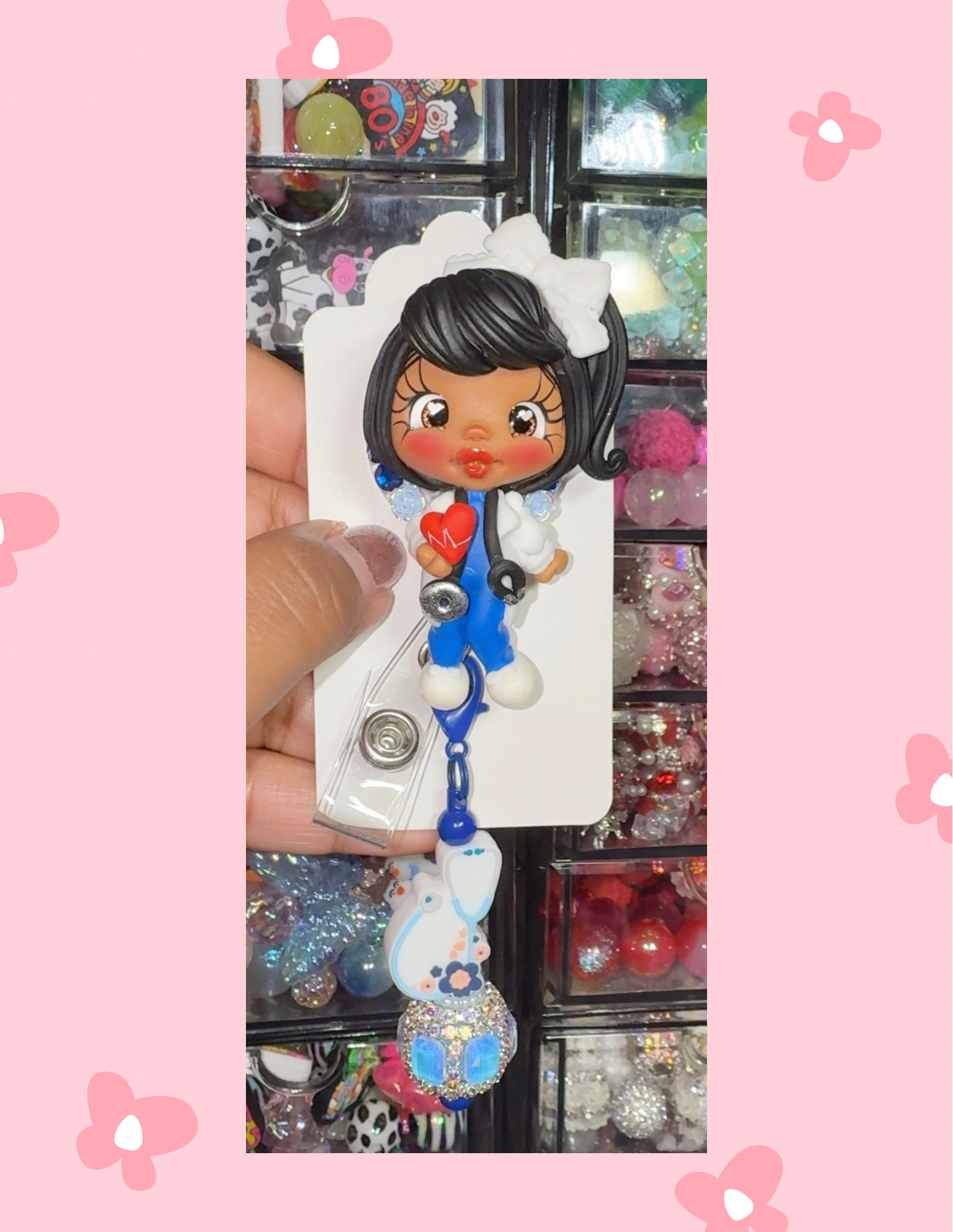 Z- Badge Babe: Blue Heart