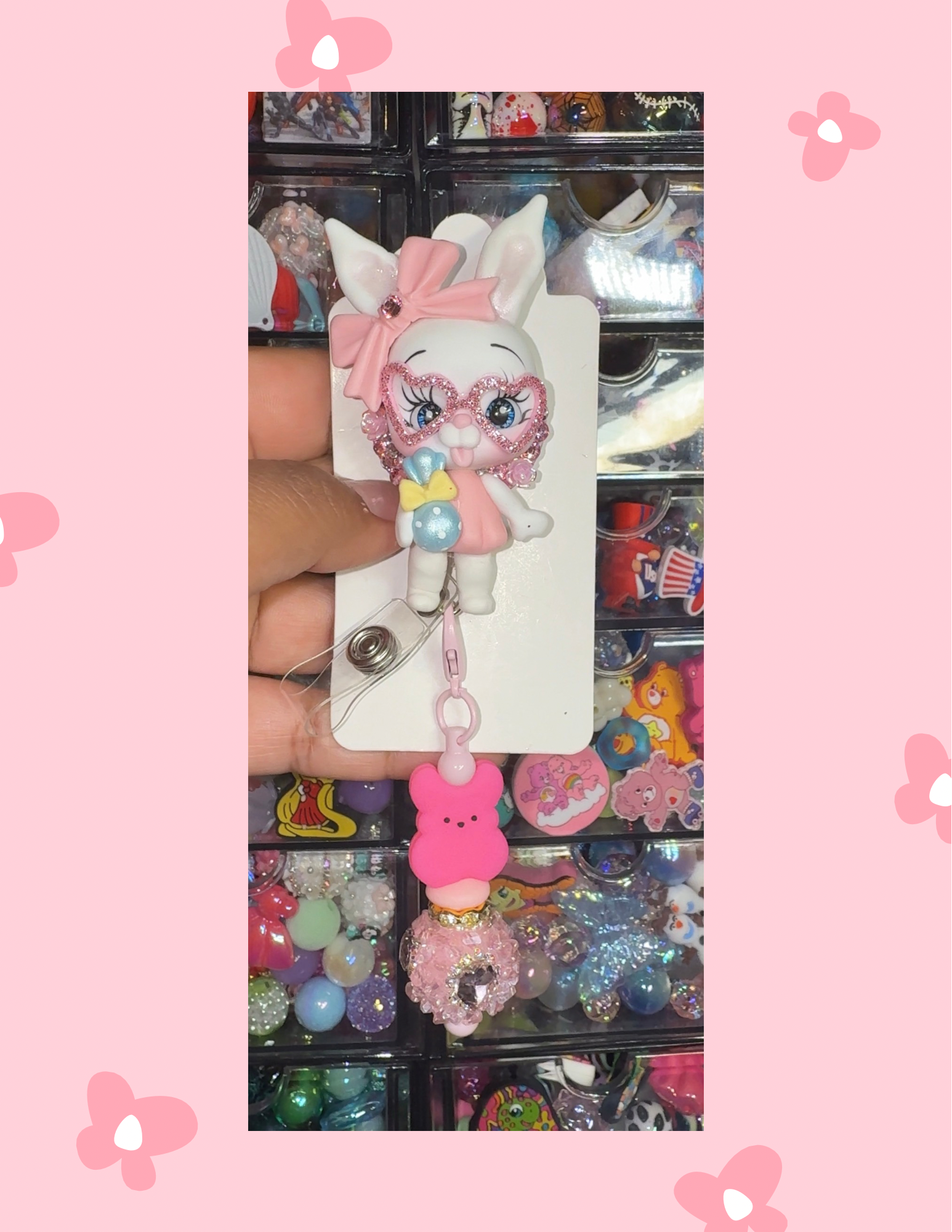 D- Badge Babe: Bubblegum Bunny