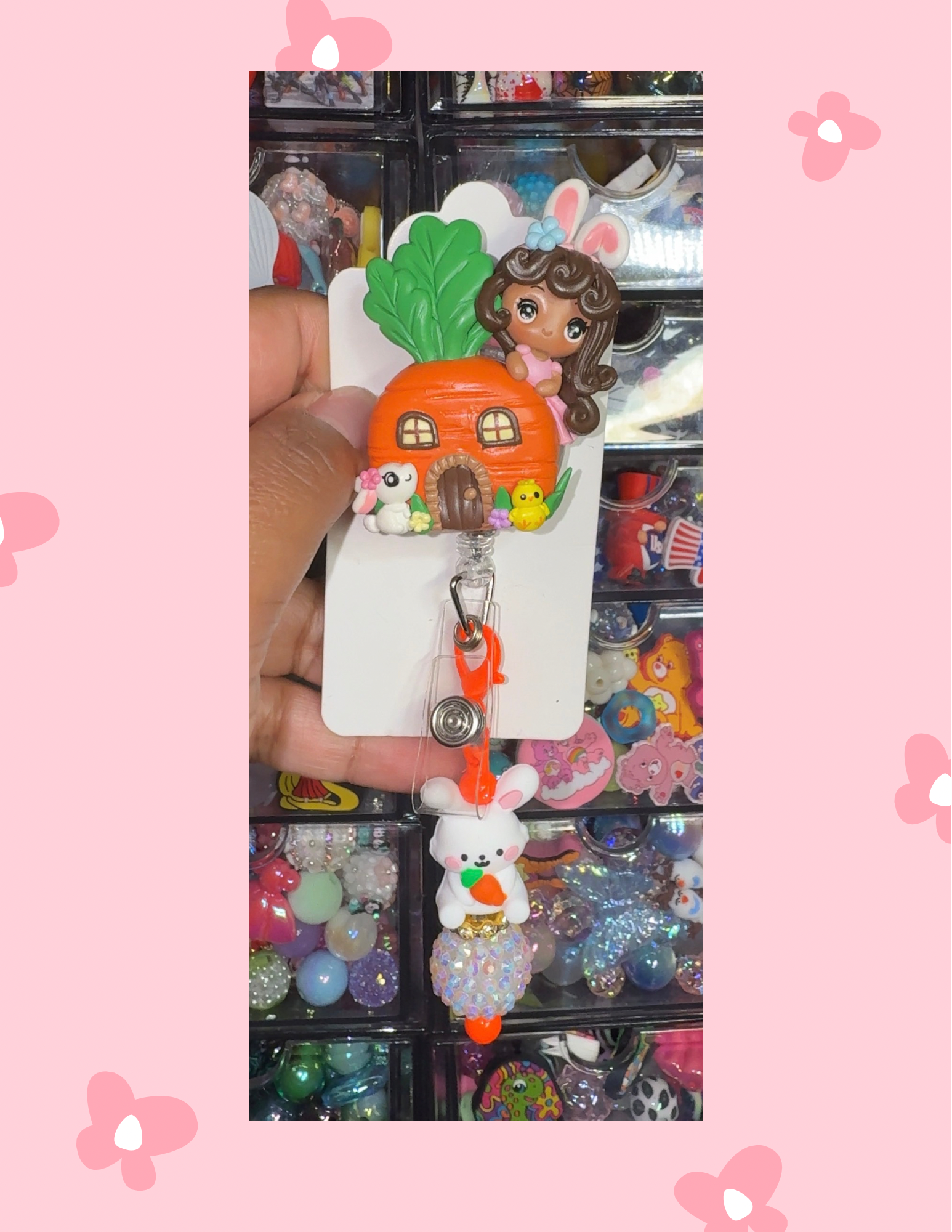 D- Badge Babe: Spring Bunny