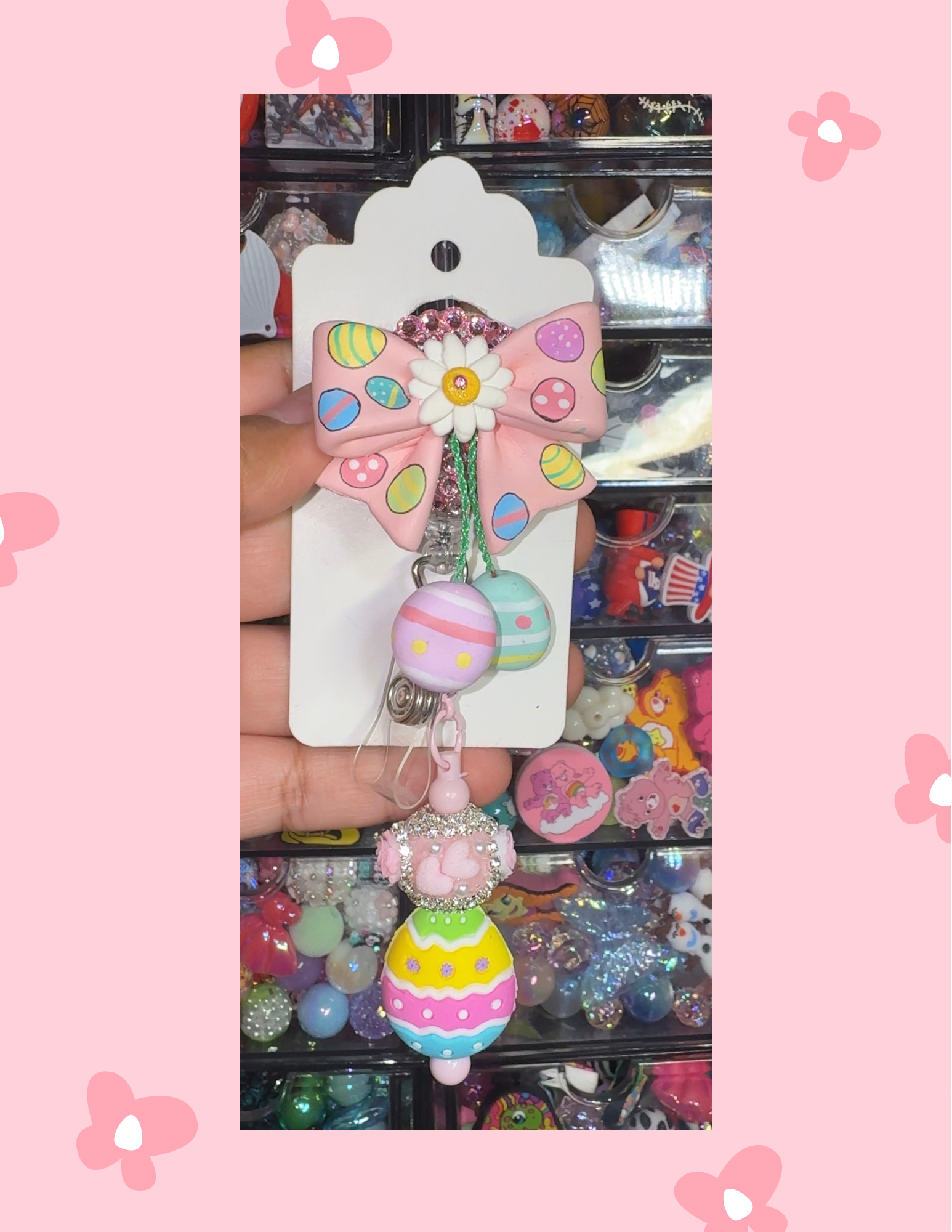 D- Badge Babe: Pastel Bow