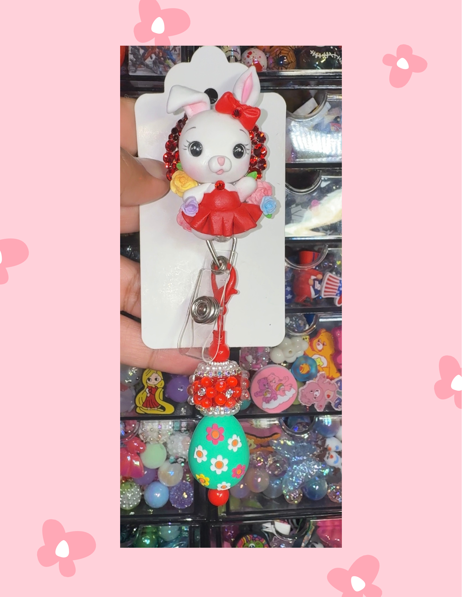 D- Badge Babe: Ruby Bunny