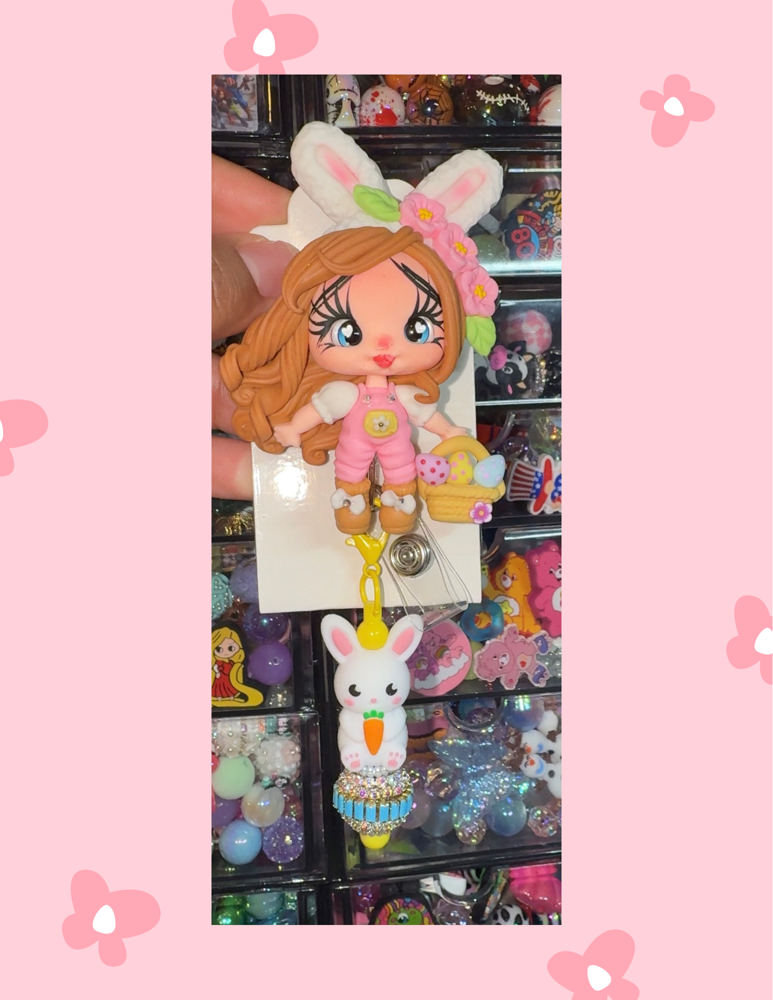 D- Badge Babe: Pretty Bunny