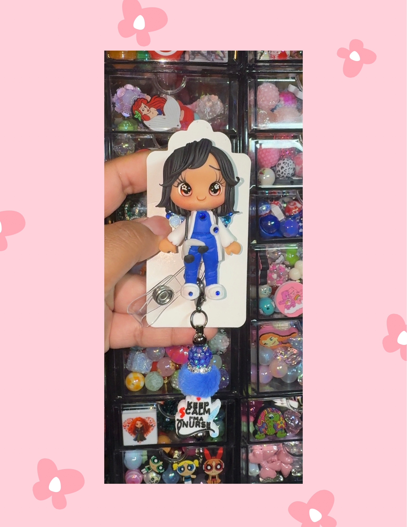 AB- Badge Babe: Keep Calm Nurse