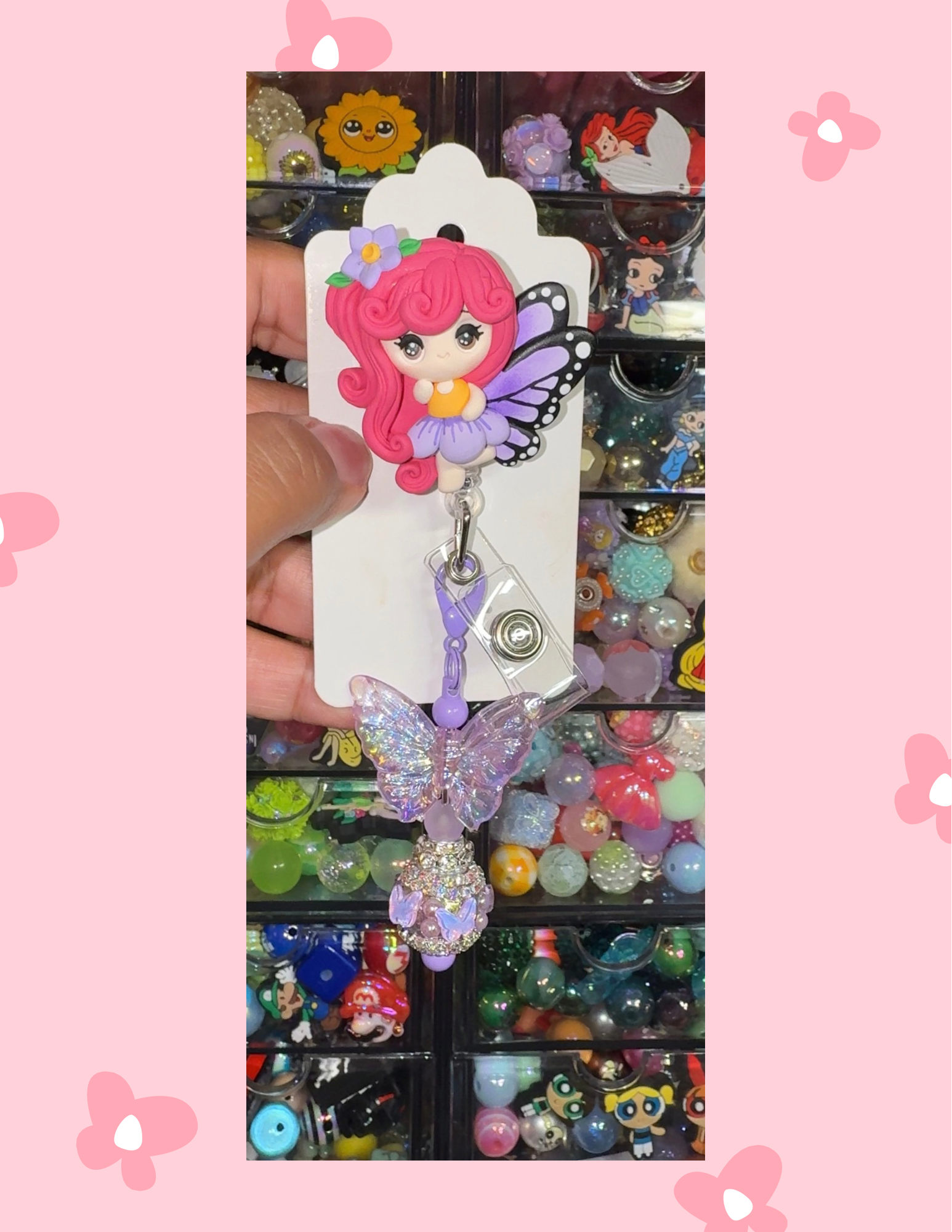 B- Badge Babe: Lavender Fairy