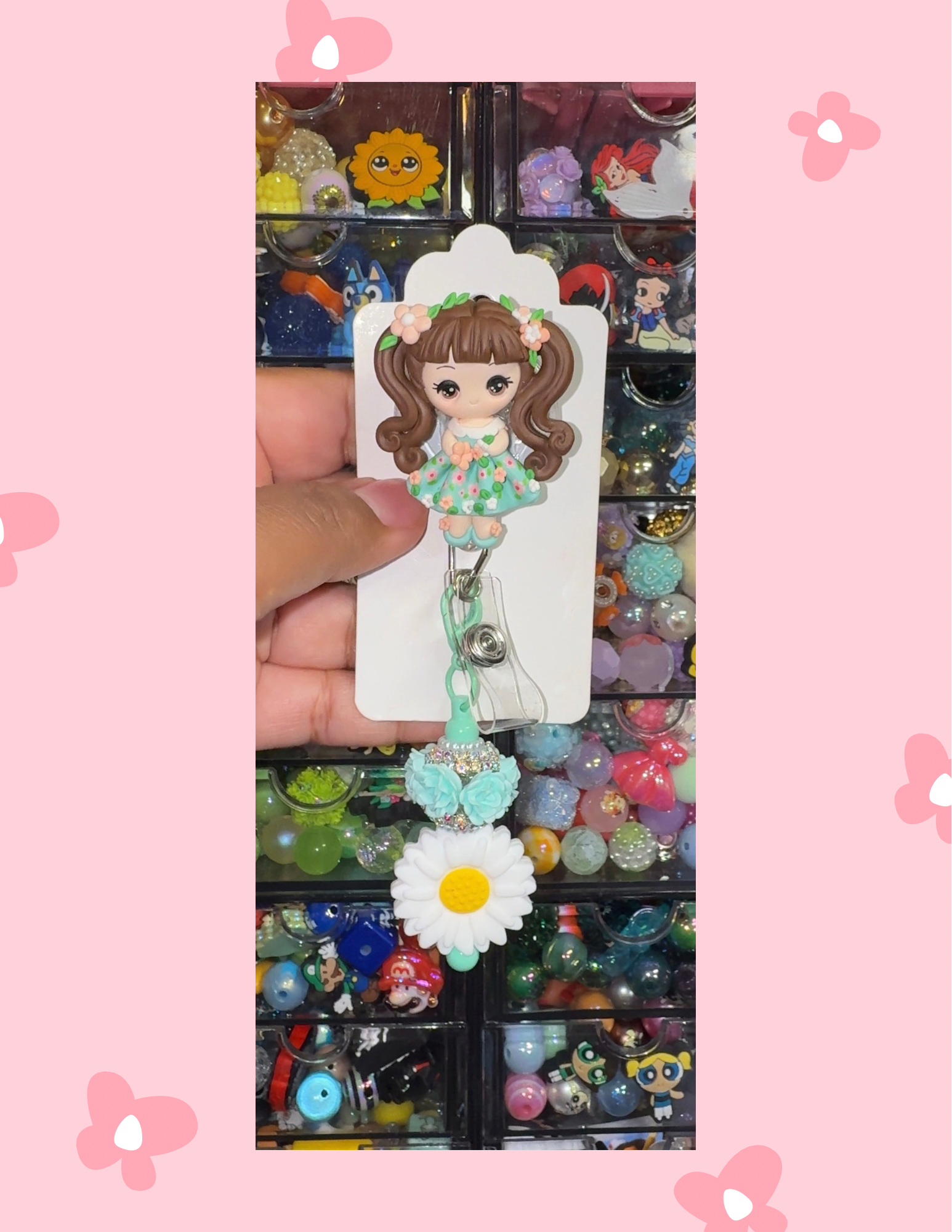 B- Badge Babe: Cottage blossom
