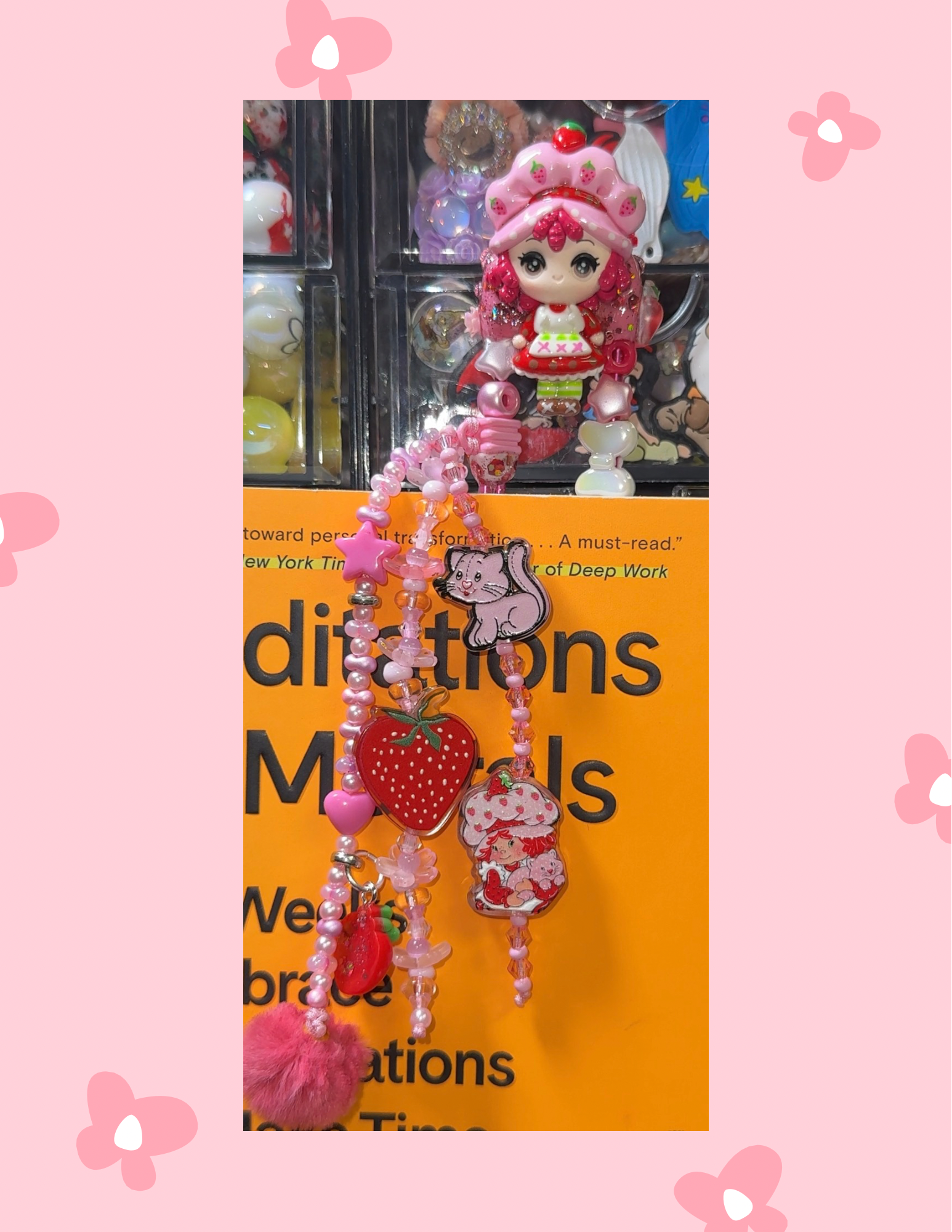 B- Lux Bookmark: Strawberry Dreams