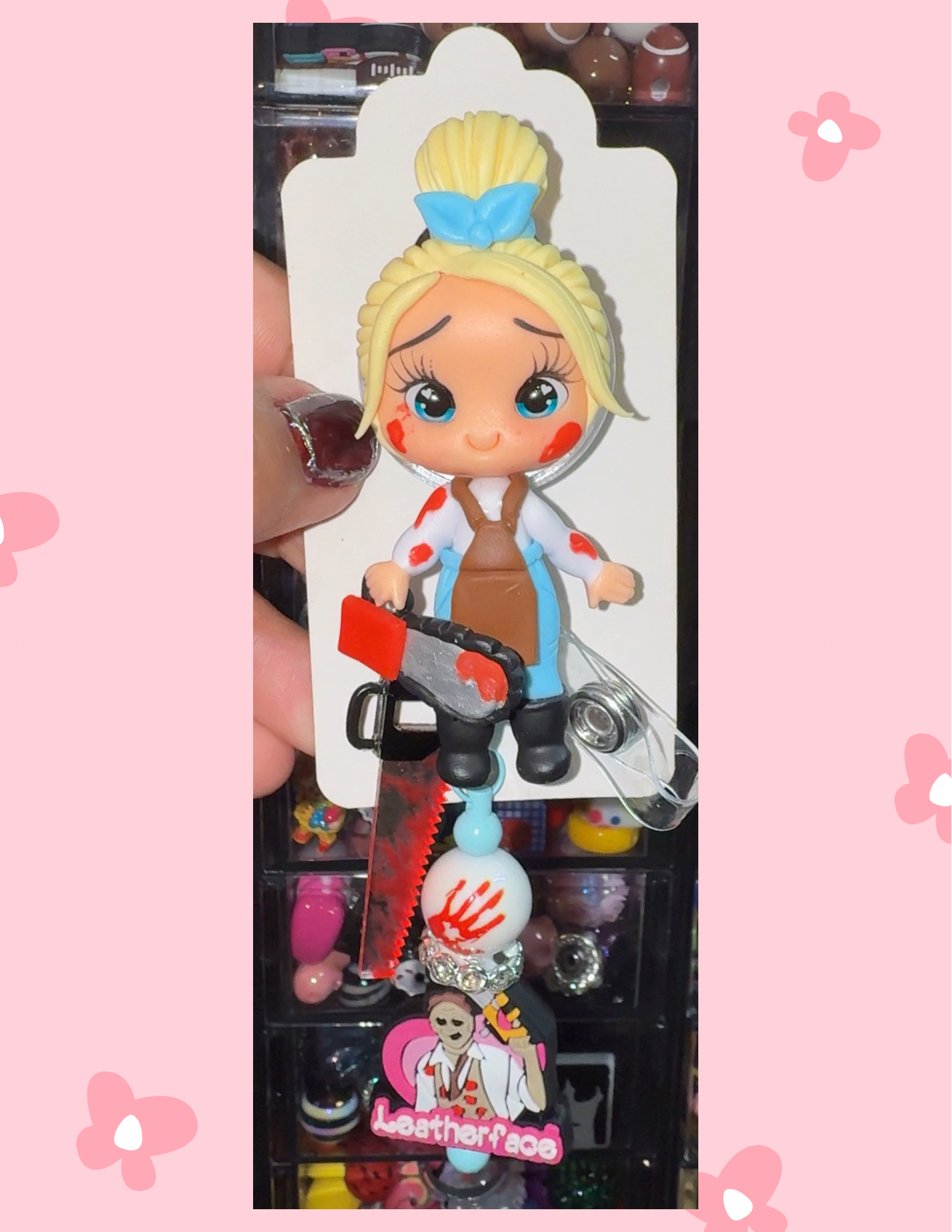 Z-Badge babe: Leatherface